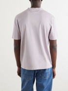 Canali - Cotton T-Shirt - Purple