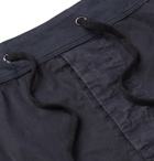 James Perse - Cotton-Blend Drawstring Cargo Shorts - Navy