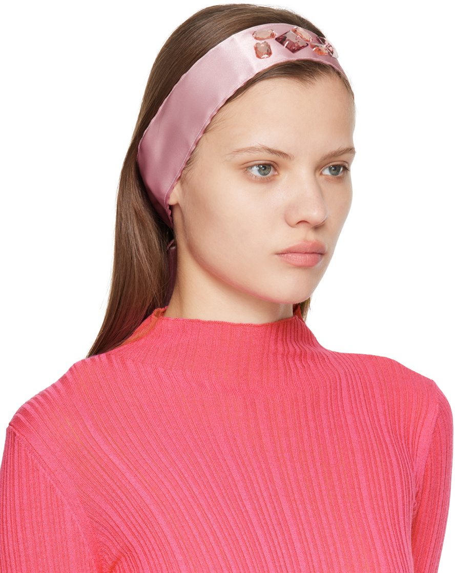 Rose Murdoch Pink Crystal-Cut Headband