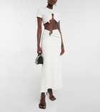 Christopher Esber - Ruched Distort Quartz skirt