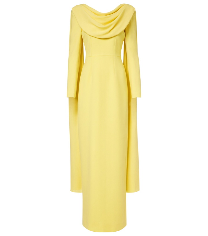 Photo: Emilia Wickstead Zaira draped crêpe gown
