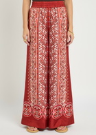LA Double J Printed Silk-twill Trousers Multicoloured