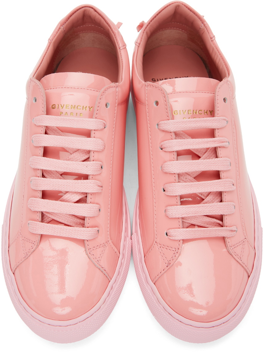 Givenchy Pink Patent Urban Knots Sneakers Givenchy