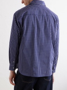 Noah - Oversized Checked Cotton-Poplin Shirt - Blue
