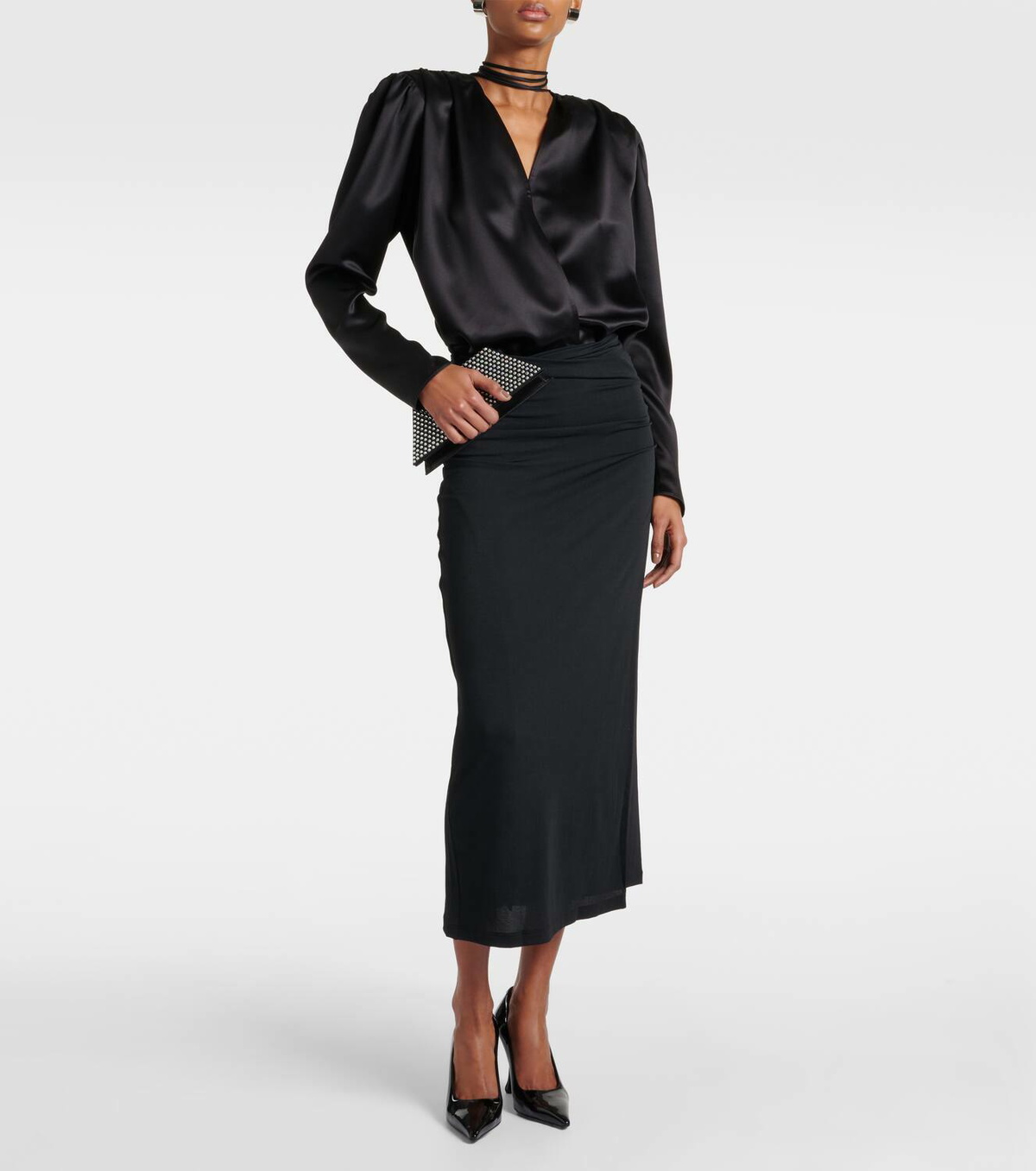 Wolford Crêpe jersey pencil skirt Wolford