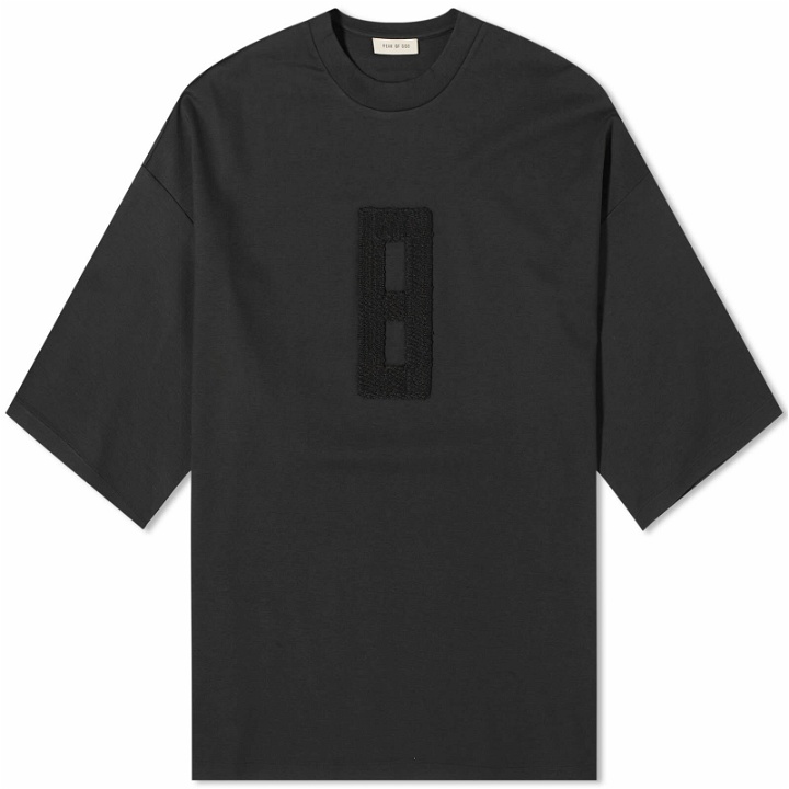Photo: Fear of God Men's Embroidered 8 Milano T-Shirt in Black