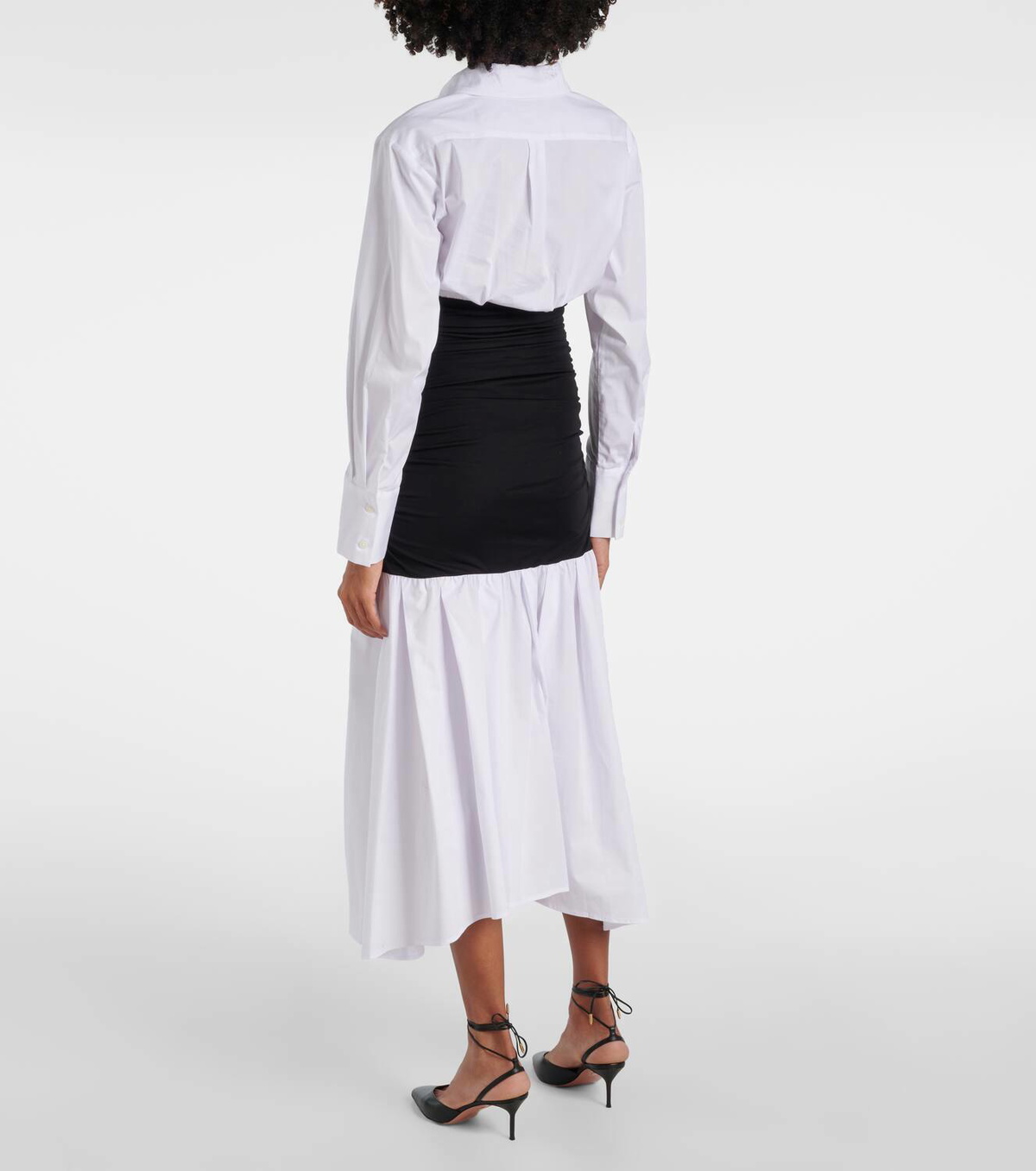 Staud Ellis cotton shirt dress Staud