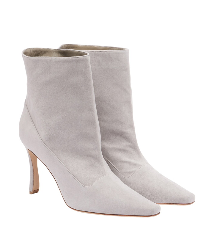 Photo: Manolo Blahnik Gostatu suede ankle boots