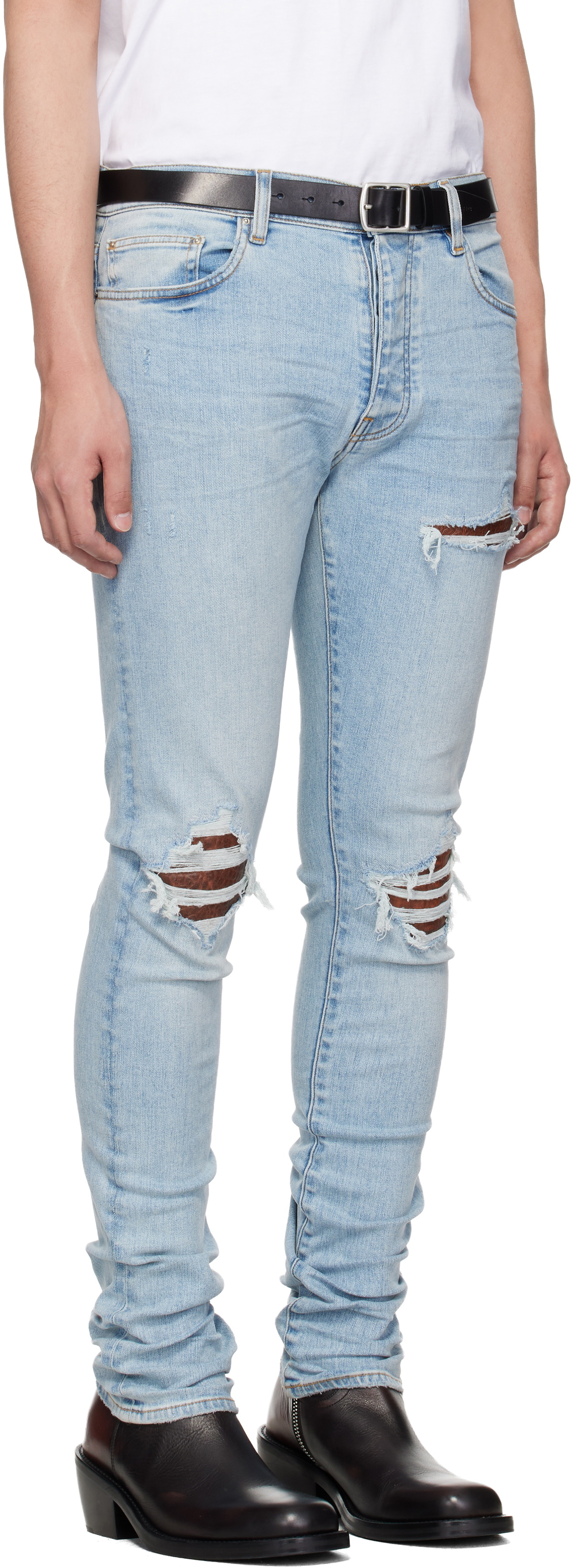 AMIRI Blue Croc MX1 Jeans