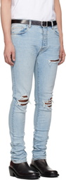 AMIRI Blue Croc MX1 Jeans