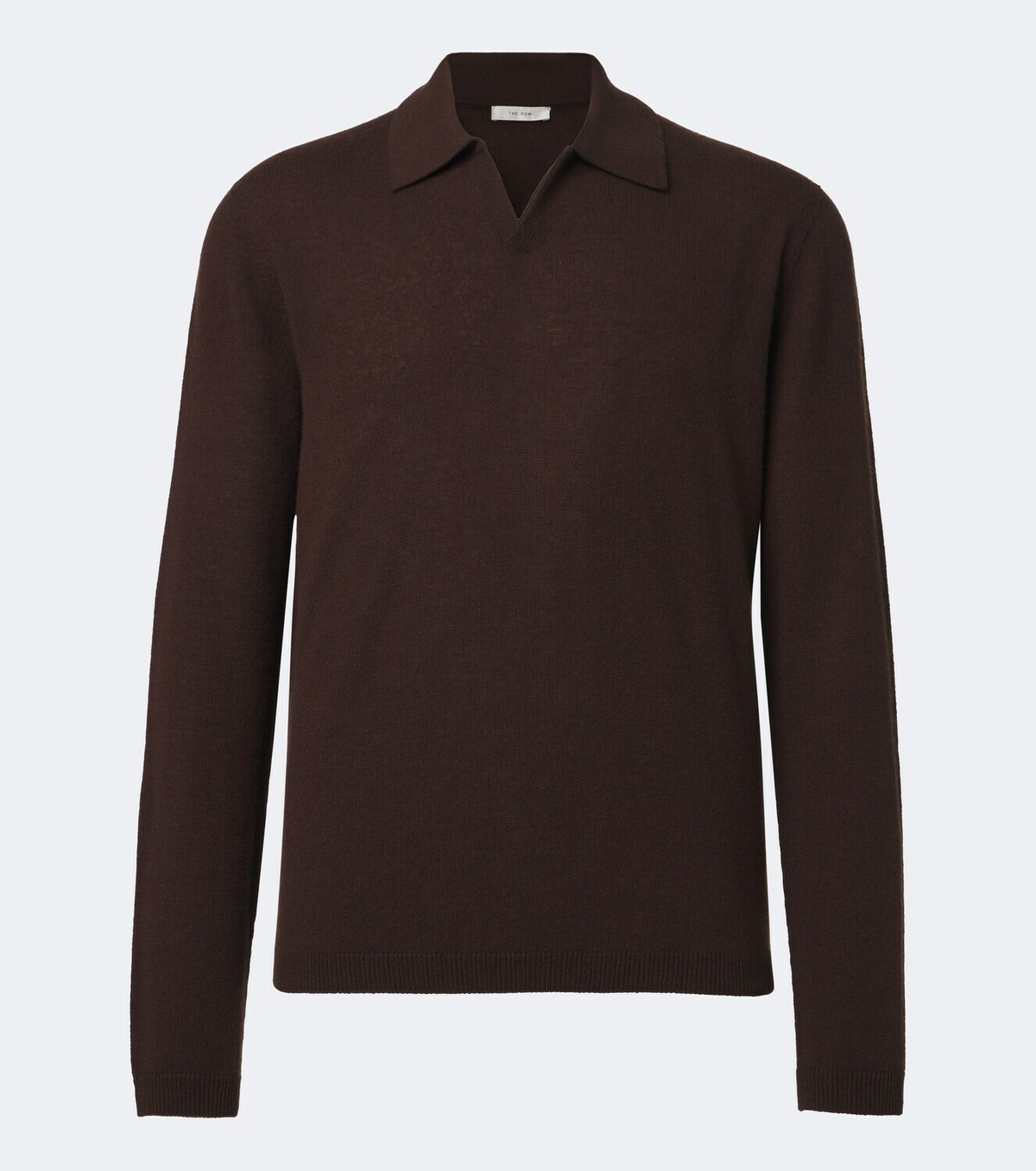 The Row Ripley cashmere polo sweater