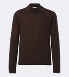 The Row Ripley cashmere polo sweater