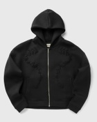 Rough. PADDED ZIP HOODIE Black Mens Hoodies/Zipper