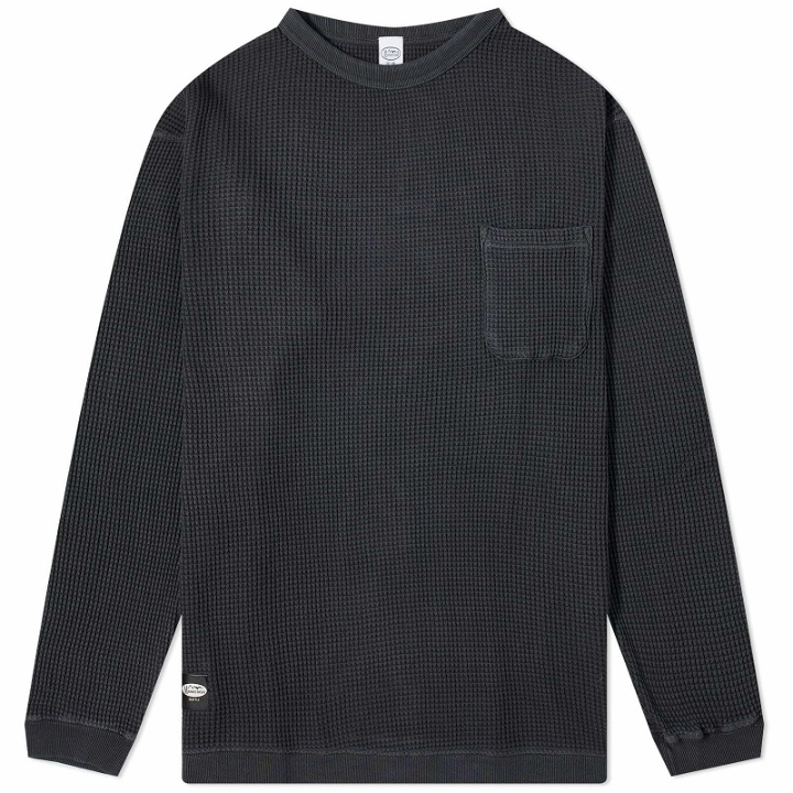 Photo: Manastash Men's Long Sleeve Heavy Snug Thermal T-Shirt in Black
