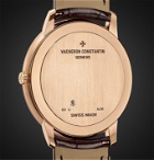 Vacheron Constantin - Patrimony Hand-Wound 40mm 18-Karat Pink Gold and Alligator Watch, Ref. No. 81180/000R-9159 - Rose gold
