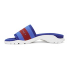 Stella McCartney Blue Logo Slides