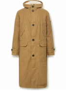 Yves Salomon - Cotton-Twill Parka with Detachable Shearling and Shell Hooded Down Liner - Neutrals