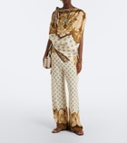 La DoubleJ Club printed wide-leg pants