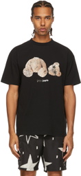 Palm Angels Black Bear Sprayed T-Shirt