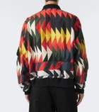 Sacai x A.P.C. padded printed cotton blouson jacket