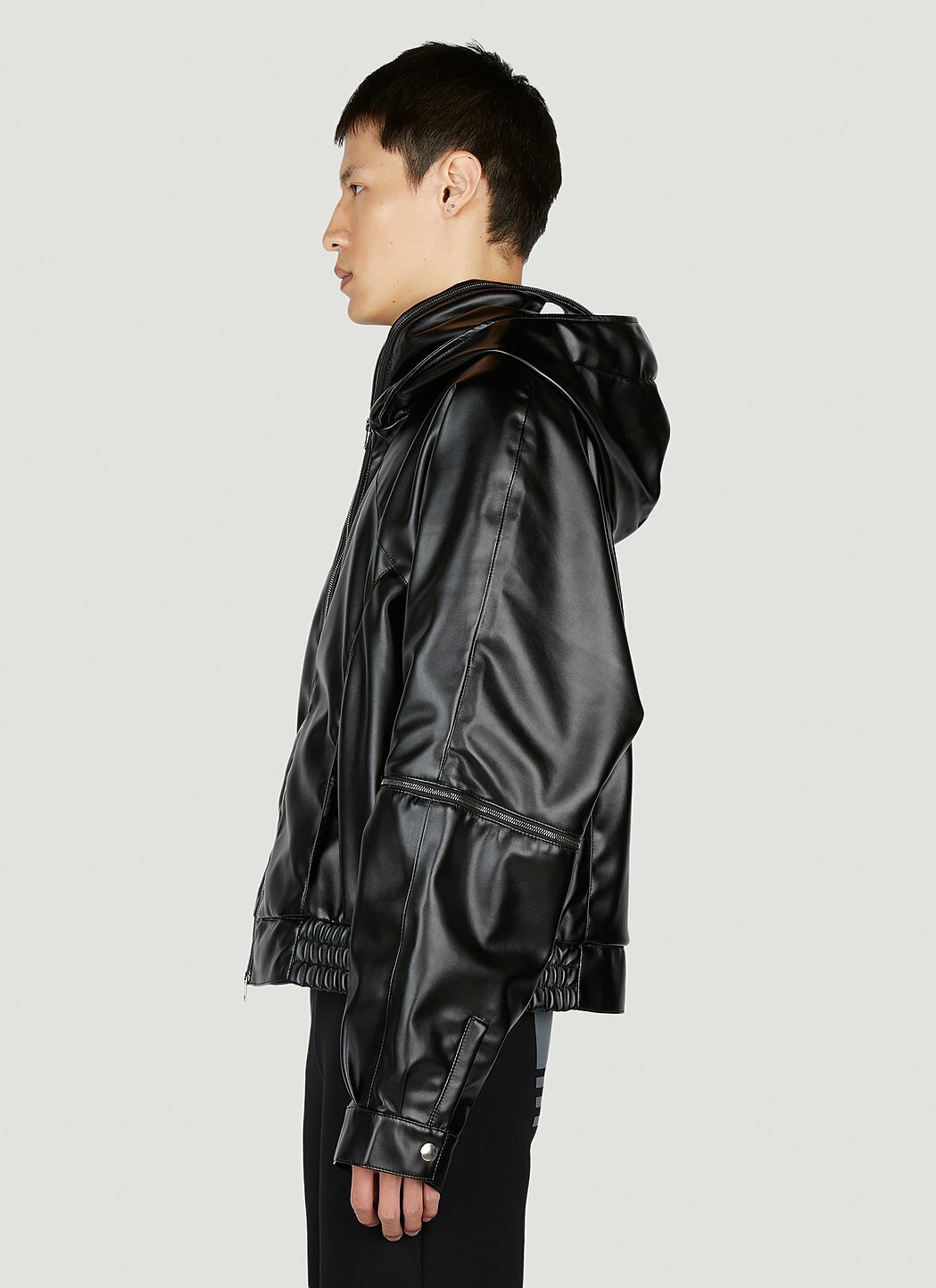 Mowalola Faux Leather Jacket