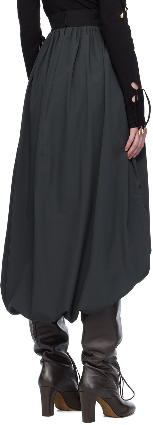 J.Kim Gray Cocoon Miniskirt