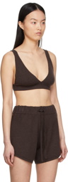 LISA YANG SSENSE Exclusive Brown Capucine Bra