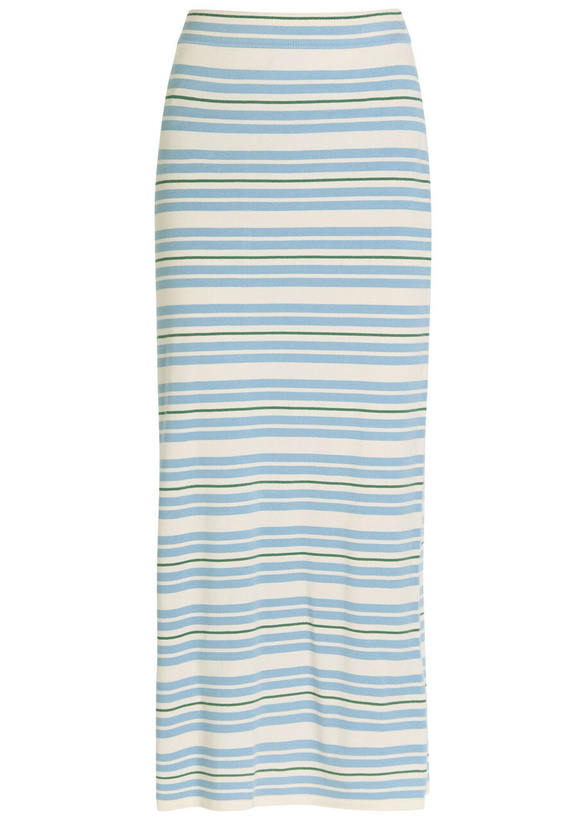 Photo: Zimmermann Rebellion Striped Knit Midi Skirt Multicoloured 1
