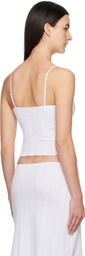 Cou Cou White 'The Long' Camisole