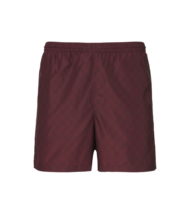 Photo: Gucci GG poplin swim trunks