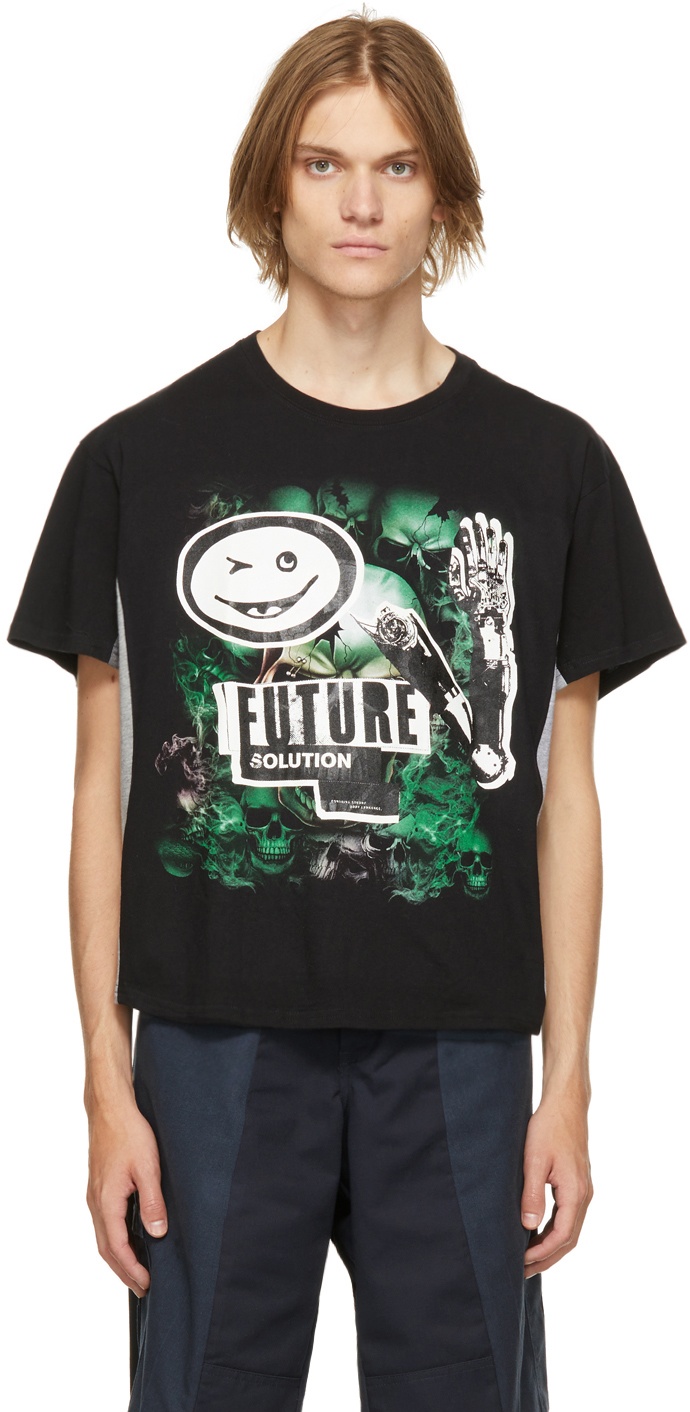 Photo: Liam Hodges Black & Grey Vintage 'Future Solutions' T-Shirt