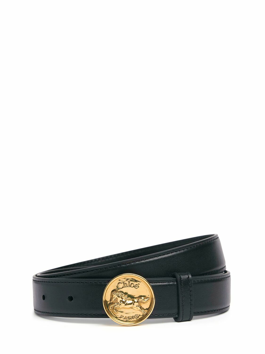 Chloe Tan Leather Chloe Belt Chloe