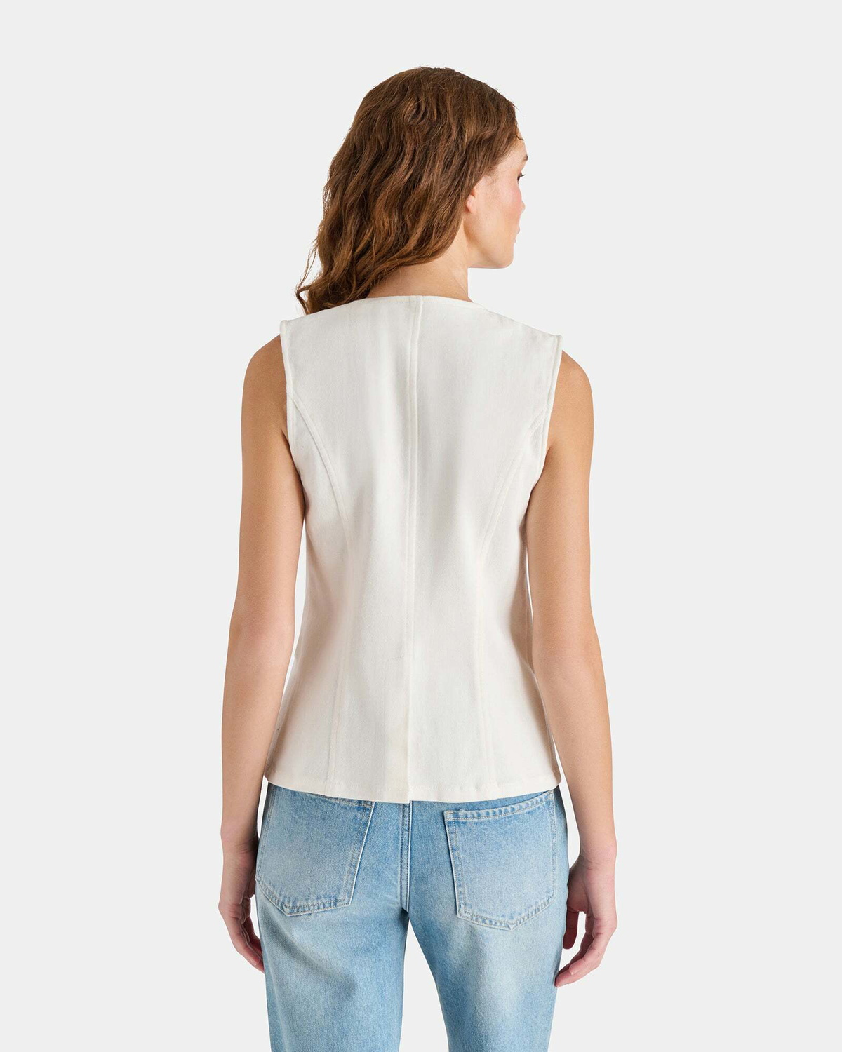 Steve Madden Wesley Top in White
