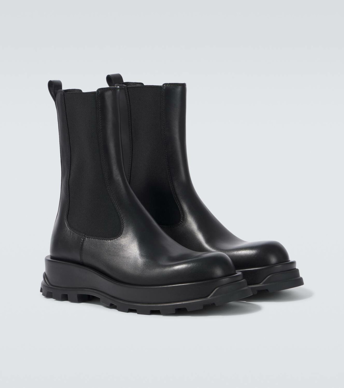 Jil Sander Leather Chelsea boots