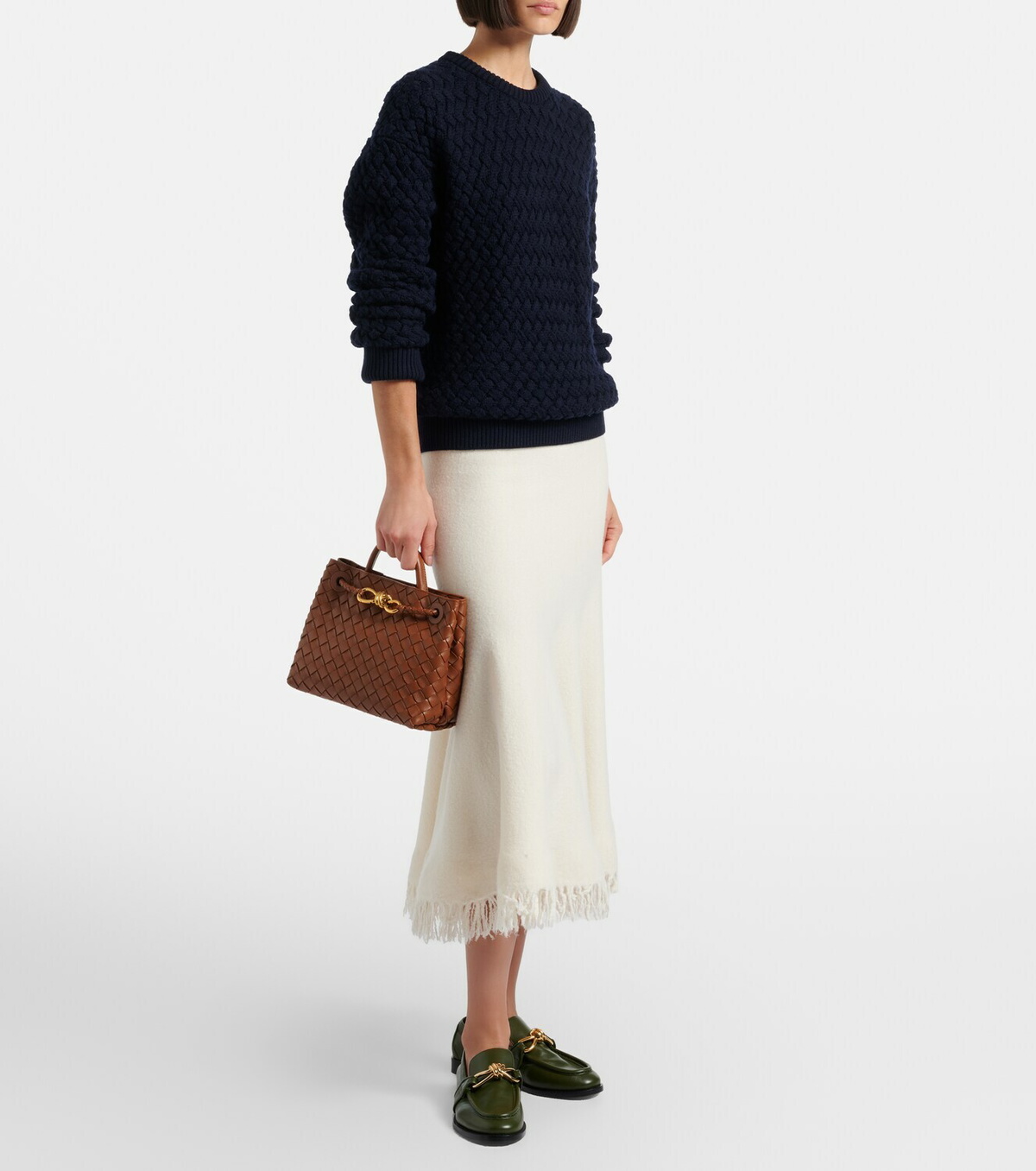 Bottega Veneta Andiamo Small leather top-handle bag