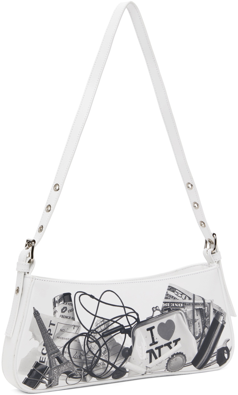 VAQUERA White Trompe-L'Oeil Bag