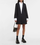 Plan C Wool and cotton shirtdress