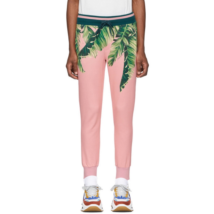 Photo: Dolce and Gabbana Pink Floral Lounge Pants