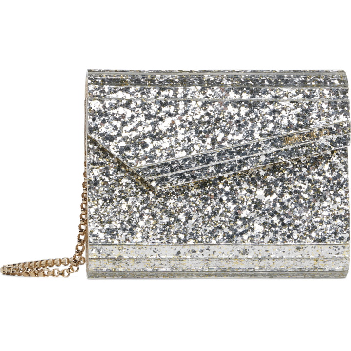 Photo: Jimmy Choo Silver Candy Clutch