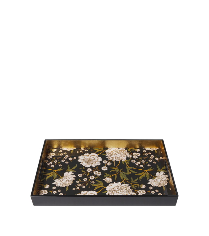 Photo: Les-Ottomans Floral lacquered wood tray