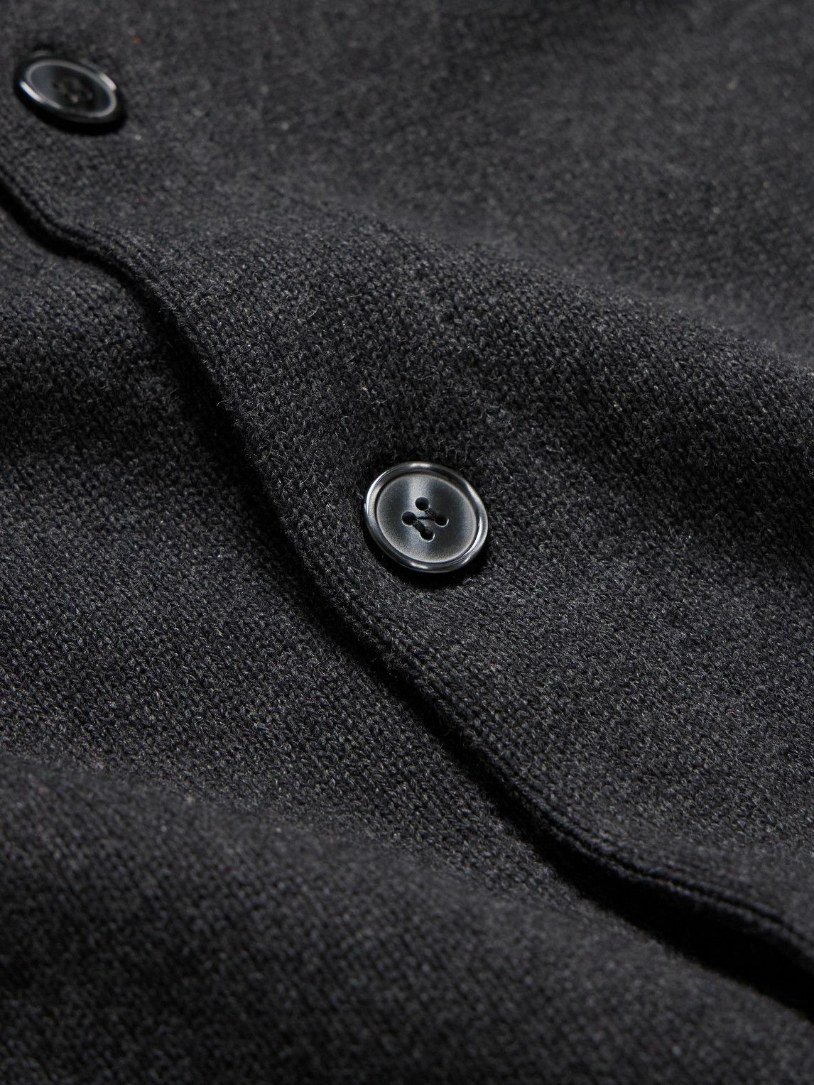mfpen - Formal Recycled Cotton-Blend Cardigan - Black