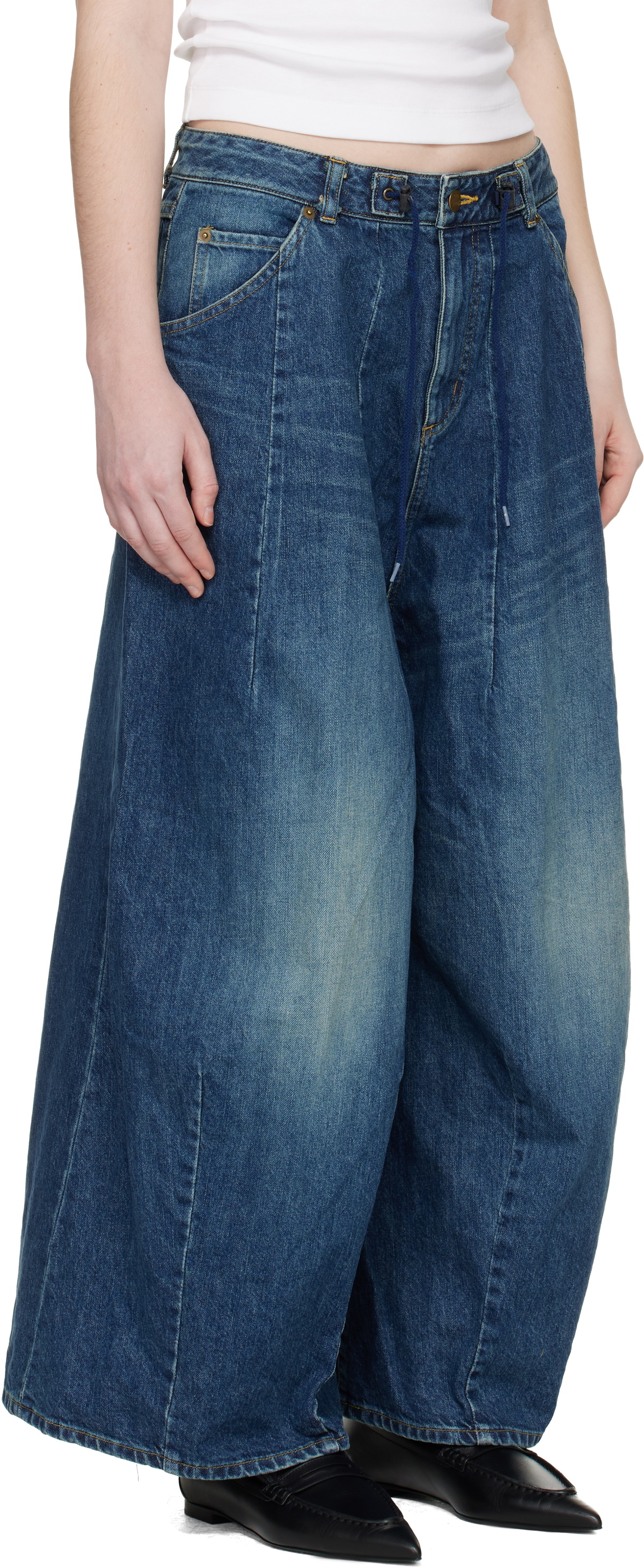 NEEDLES Navy H.D. Buggy Jeans
