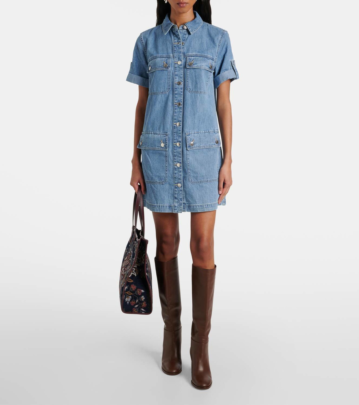 knit summer dress Easy knitted dress womens-boots Scallop Sequin V-Neck Ankle SIZE:16.5
