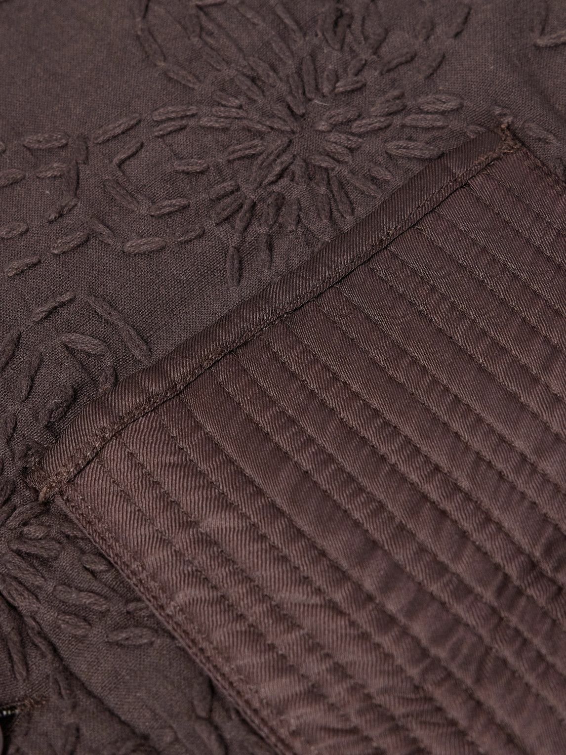 Kardo - Wynton Embroidered Cotton and Hemp-Blend Overshirt - Brown
