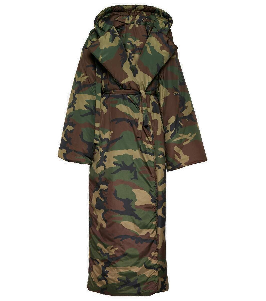 Norma Kamali Sleeping Bag camouflage coat Norma Kamali