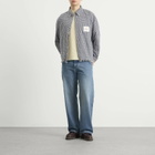 Bram's Fruit Men's Distressed Farmer’s Shirt LS in Black