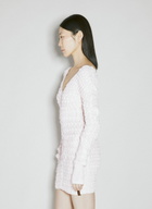 Isa Boulder Cut-Out Cereal Mini Dress