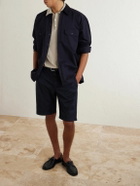 Canali - Straight-Leg Stretch Cotton-Blend Shorts - Unknown
