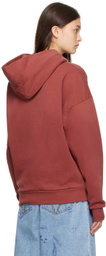 drew house Burgundy Scribble Hoodie