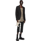 Rick Owens Black Soft Soft Tatlin Lapel Blazer